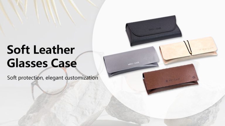 Soft Leather Glasses Case