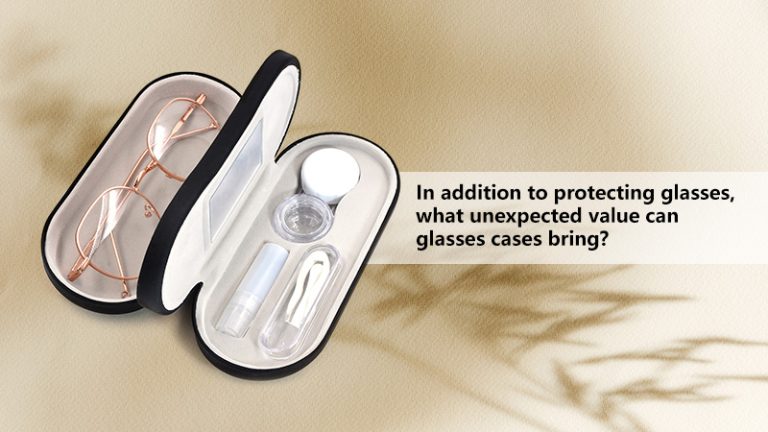 In addition to protecting glasses, what unexpected value can glasses cases bring?