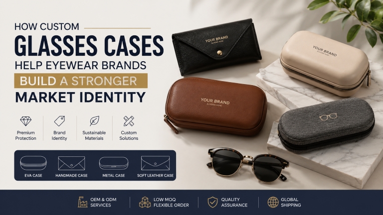How Custom Glasses Cases Help Eyewear Brands Build a Stronger Market Identity