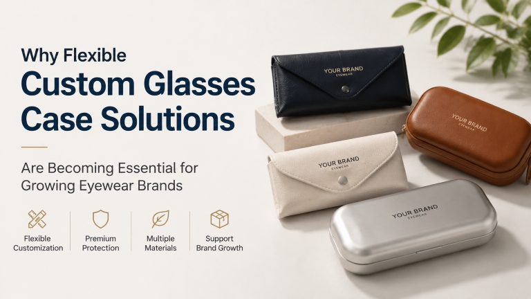 Why Flexible Custom Glasses Case Solutions Are Becoming Essential for Growing Eyewear Brands
